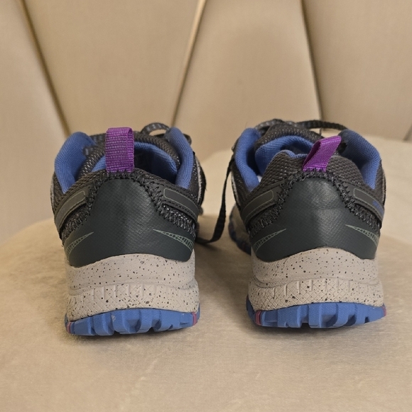 Skechers Black and Blue Women's Sneakers - Picture 3 of 16